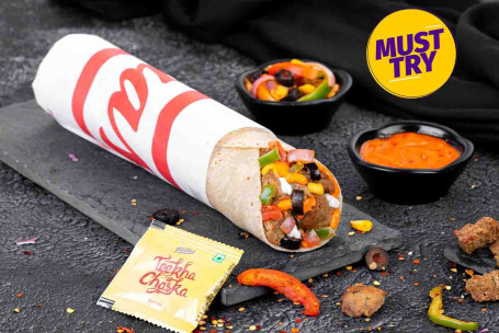 [Nieuw Verbeterd] Cheesy Gebakken Pizza Wrap (Kip)