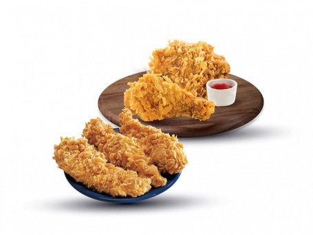 2 Pcs Crispy Chicken 3 Strips