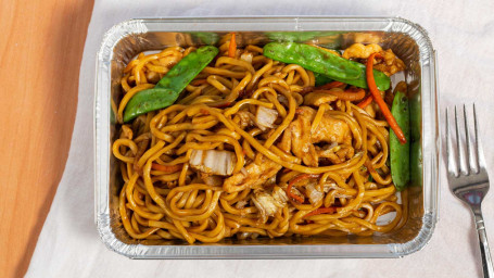 Chicken Lo Mein Mei Fun