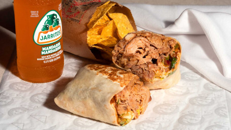 Pulled Pork Burrito Combo