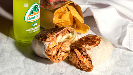 Jerk Chicken Burrito-Combo