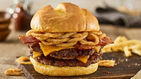 Dubbele Bbq Bacon Cheddar Burger