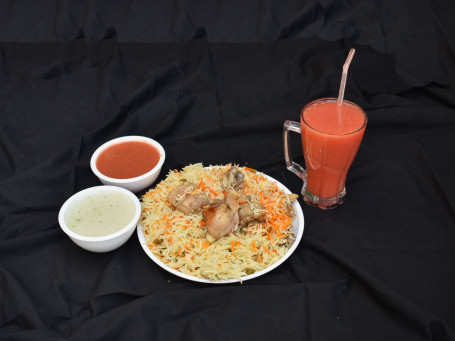 Chicken Biryani Mix Fruits Juice