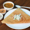 Paneer Dosa With Sambhar And Chutney