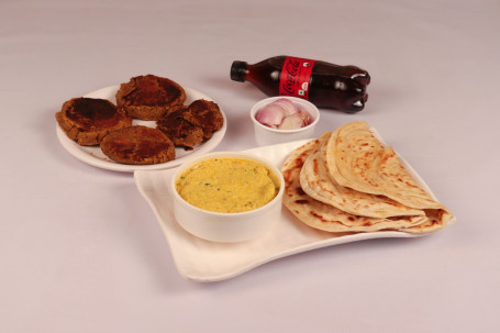 Banarasi Dum Aloo Veg Kabab 4 Pcs 2 Laccha Paratha Coke