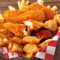 4 Piece Catfish, Butterfly Shrimp Fries