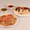 Dahi Vada 2 Pcs Papdi Chaat Hari Chutney Meethi Chutney