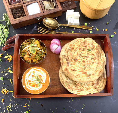 Shahi Paneer Paneer Butter Masala Mix Veg 2 Paratha