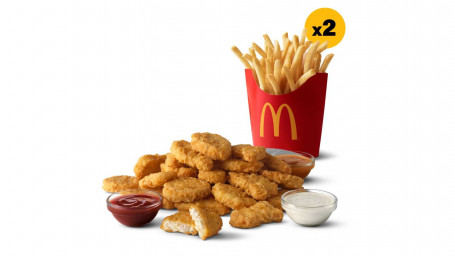 Pc Mcnuggets En Basket Van Fries