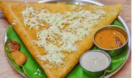 Mysore Cheese Butter Masala Dosa [1 Pc] [Served With Sambar And Chutney]