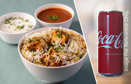 Paneer Biryani Coke