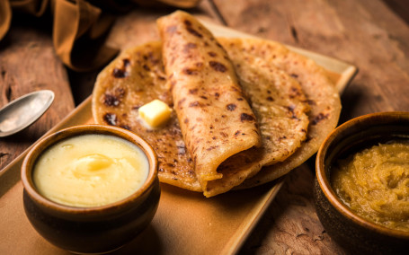 Puran Poli With Aamti (2 Pes)