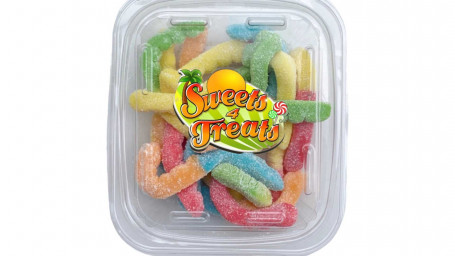 Gummi Sour Neon Worms