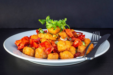 Fried Chicken With Crispy Capsicum