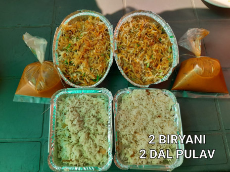 2 Dal Pulao 2 Chicken Biryani