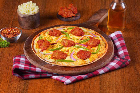 Chicken Tikka Pizza (Dunne Korst)