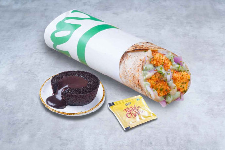 Masala Paneer Tikka Wrap Choco Lava Mini Meal (Extra Savings)