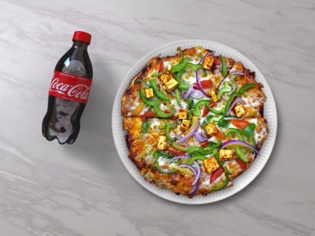 Medium Chatpata Paneer Pizza Coke 250 Ml Pet