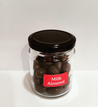 Milk Almond 100 Gm Glass Jar