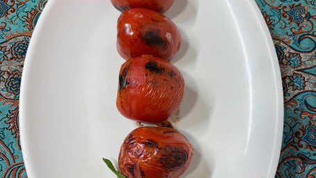 One Skewer Of Grilled Tomato