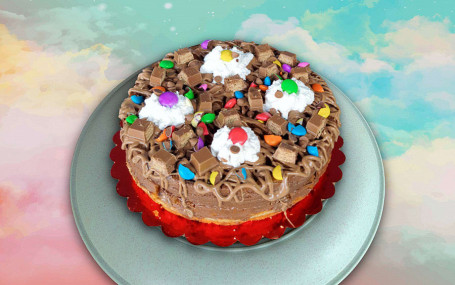 Kit-Kat Gems Waffle Cake