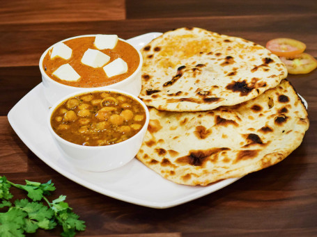 Butter Paneer Masala With 2 Stuffed Kulcha