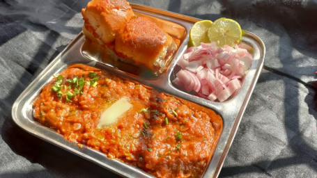 Double Fry Pav Bhaji