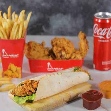 Crispy Chicken Wrap Meal Box