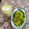 Matar Pulav With Lassi