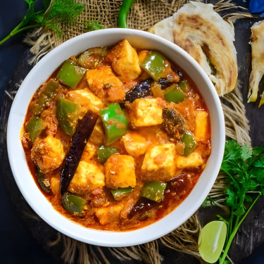 Combo : Kadai Paneer 4 Tawa Roti With Butter With Pickle)