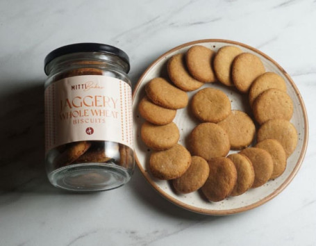 Jaggery Whole Wheat Biscuits