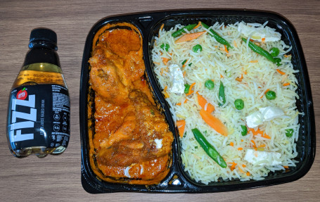 Veg Pulao Chicken Butter Masala Soft Drink