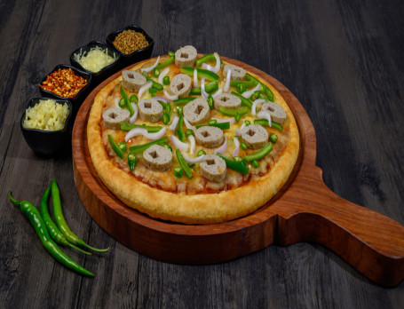 8 Medium Chicken Seekh Kabab Pizza