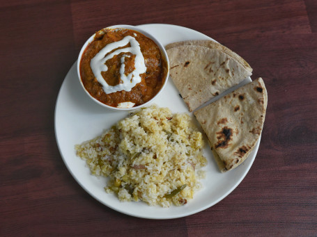 Veg Pulao+Paneer Butter Masala+2Nos Chapati