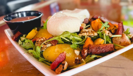 Roasted Root Vegetable Burrata Salad