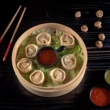 Garlic Mushroom Momos