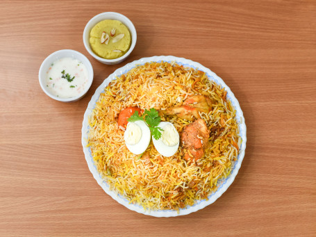 Dum Murg Biryani (Kolkata Style)