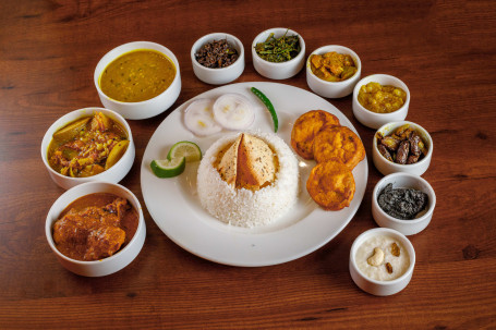 Assamese Thali Chicken+ Fish