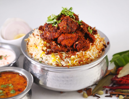 Chicken Fry Biryani (Serves 1 To 2)