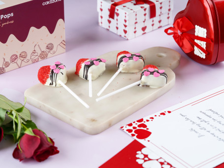 Heart Shape Red Velvet Cake Pops