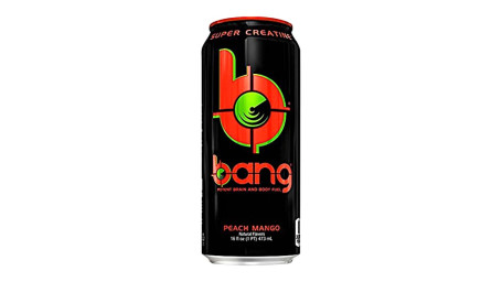 Bang Peach Mango Energiedrank 16 Oz.