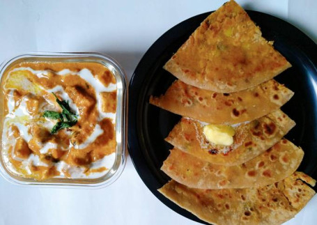 Aloo Paratha Paneer Masala