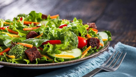 Grote Tuinsalade Aan De Zijkant