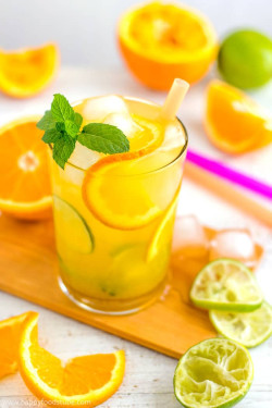 Quick Cuban Orange Mojito