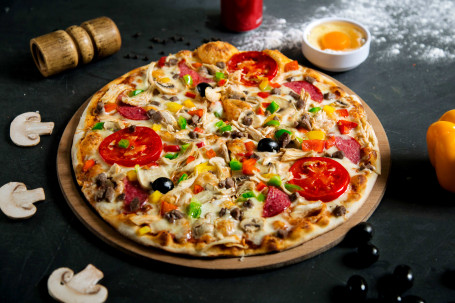 American Sweetcorn Pizza 9 Inch. 8 Pcs)