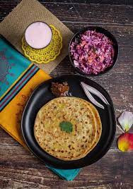 Aloo Paratha (1Pec) Sweet Lassi