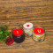 I Love You Jar Cake Single Red Rose