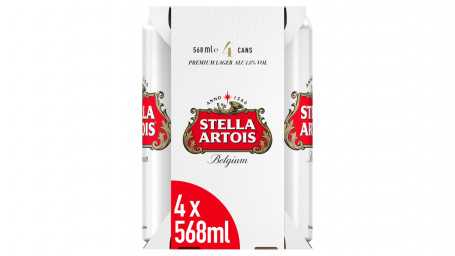 Stella Artois Belgium Premium Lager Beer Cans X