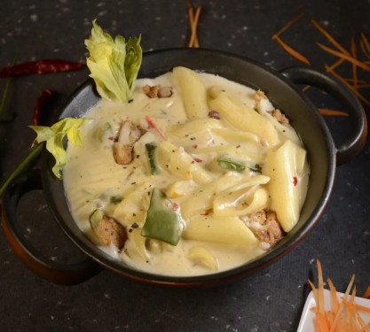 White Sauce Cheese Bucket Pasta