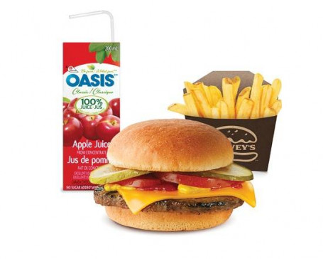 Trio Burger Junior Avec Fromage Pour Enfants Kids Jr. Cheeseburger Combo